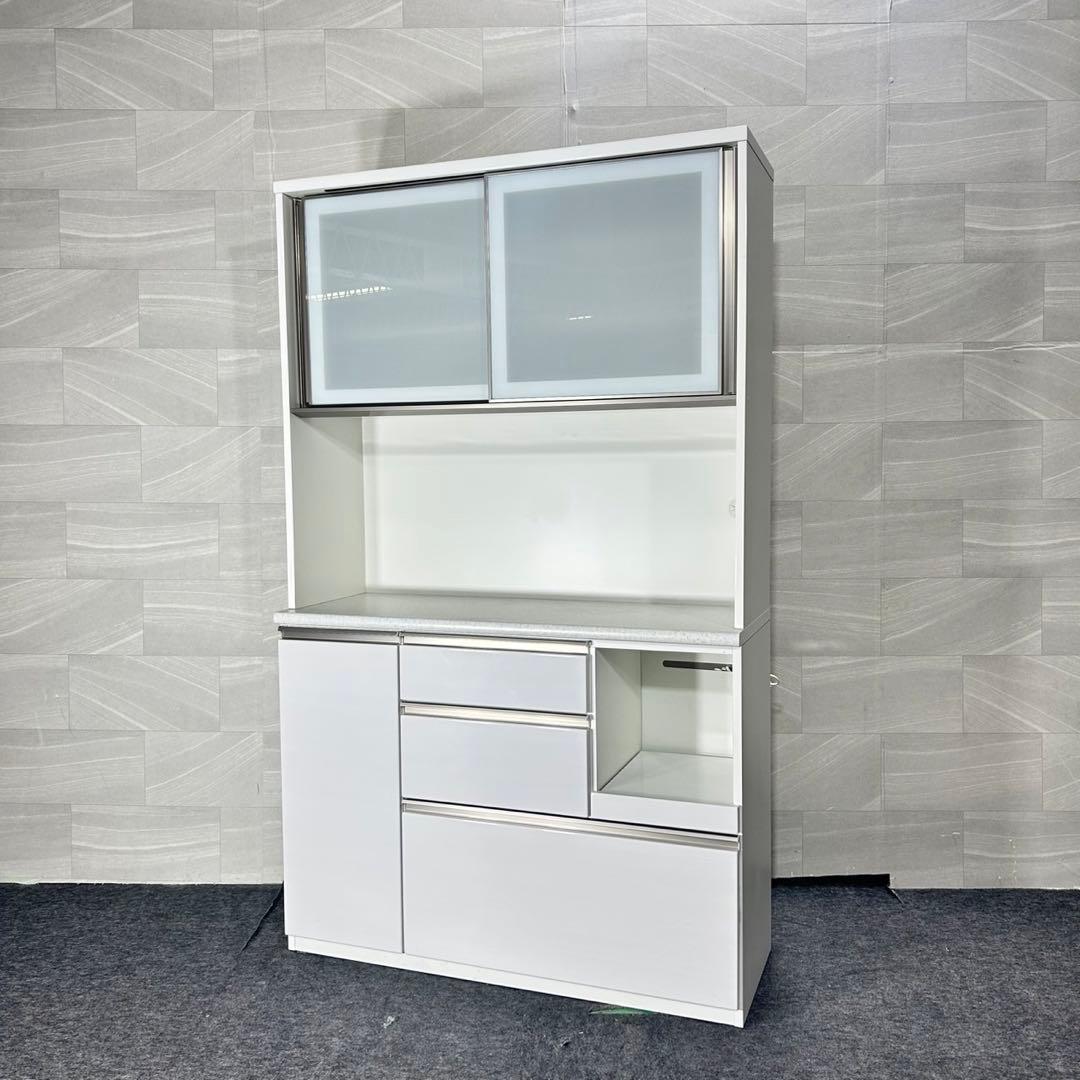 ニトリ 食器棚 アルミナ2 キッチンボード 幅120cm おしゃれ d5132