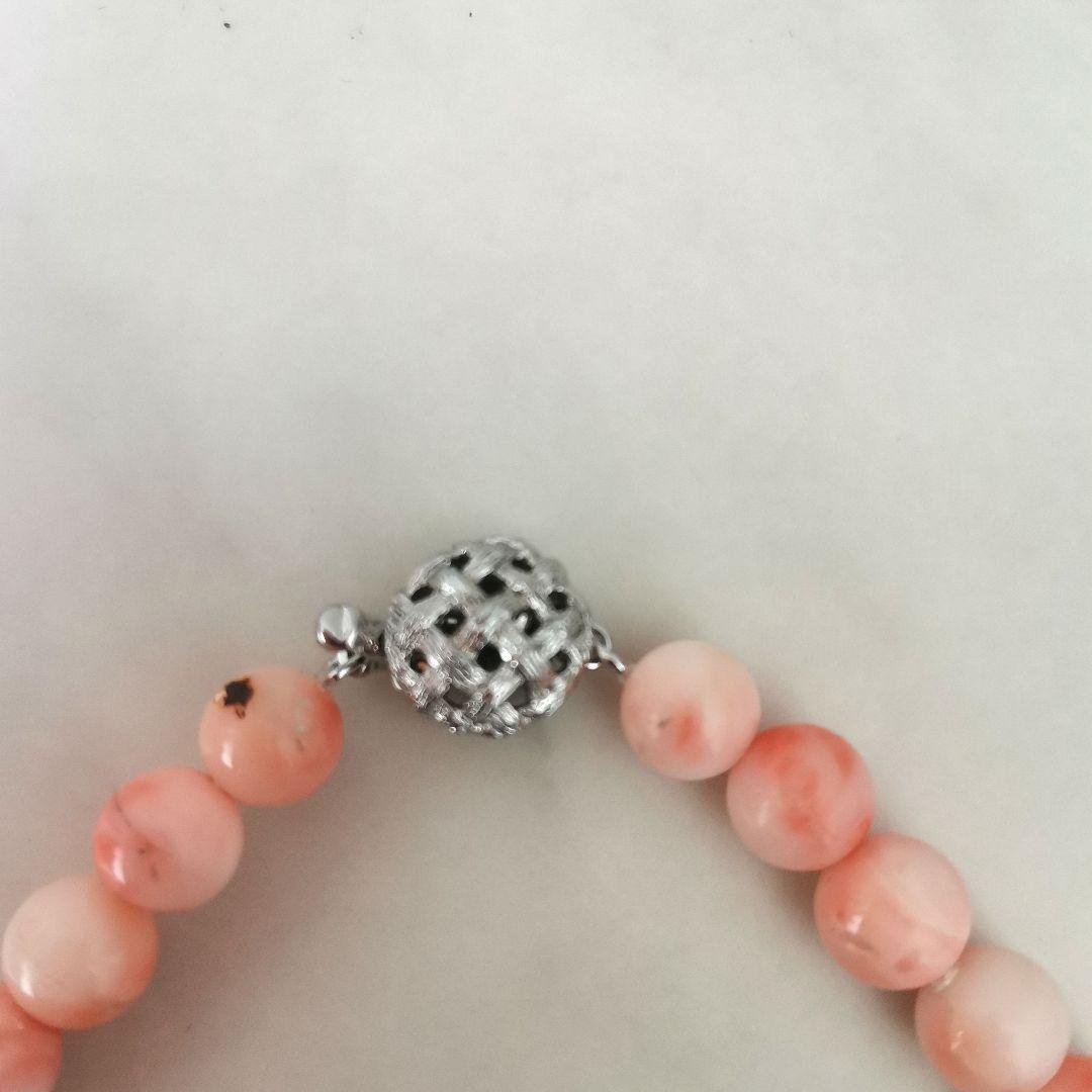 珊瑚、サンゴ、コーラル、ネックレスネックレス14.1mm、重约62.5g