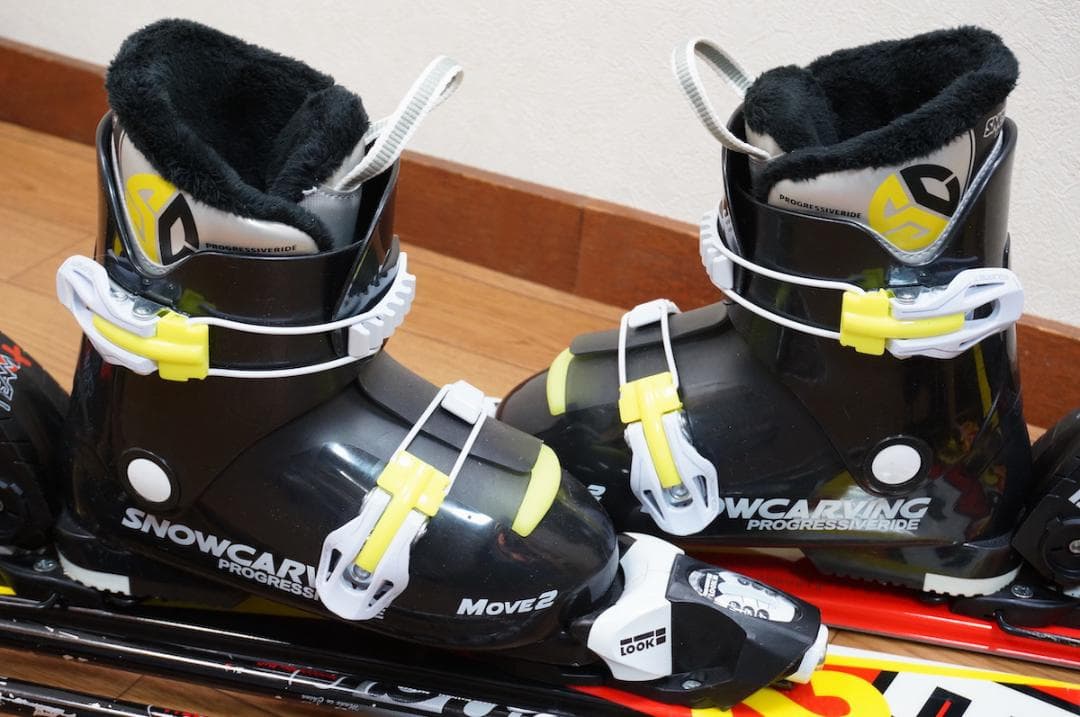 メンテ済 120cm 靴21cm GURKE 22 スキーセット