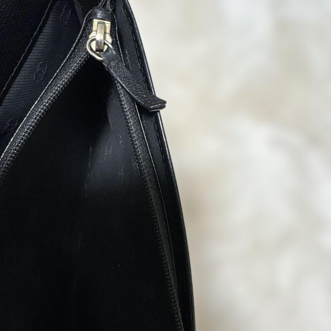 CHANEL 二つ折り長財布 ブラック ココマーク