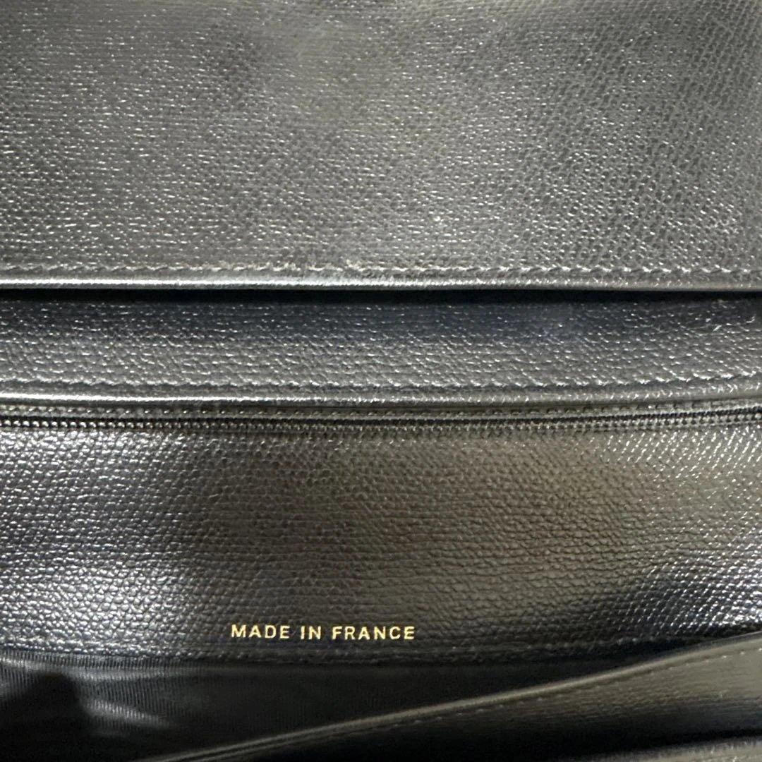 CHANEL 二つ折り長財布 ブラック ココマーク