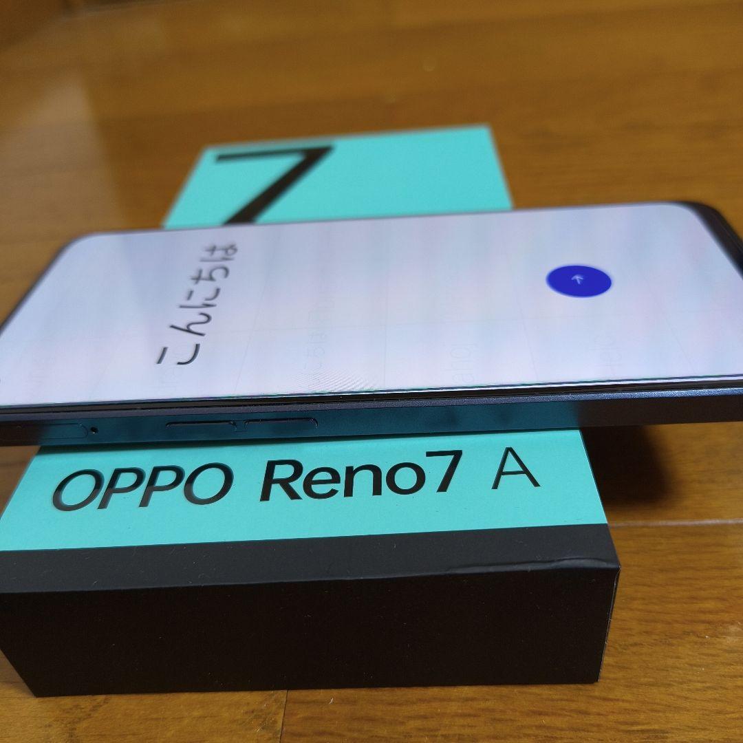 OPPO Reno7 A スターリーブラック本体 美品
