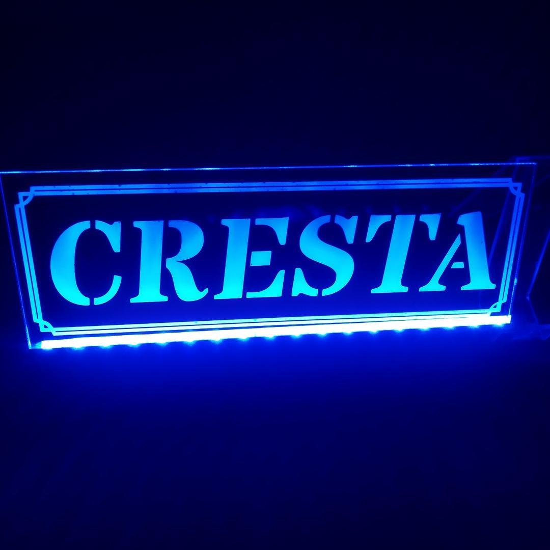 クレスタ① LEDアクリルプレート 内装 JZX100 GX100 JZX81