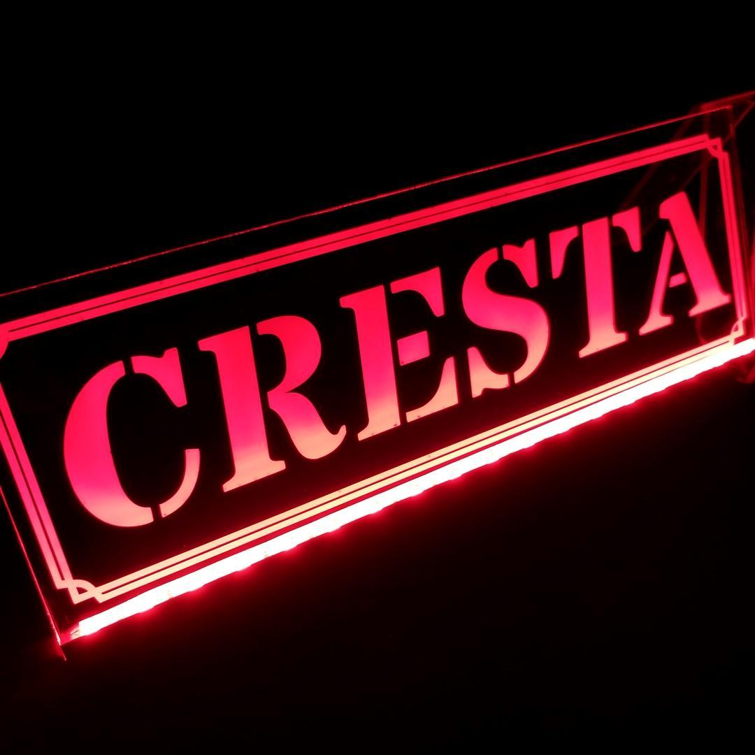 クレスタ① LEDアクリルプレート 内装 JZX100 GX100 JZX81