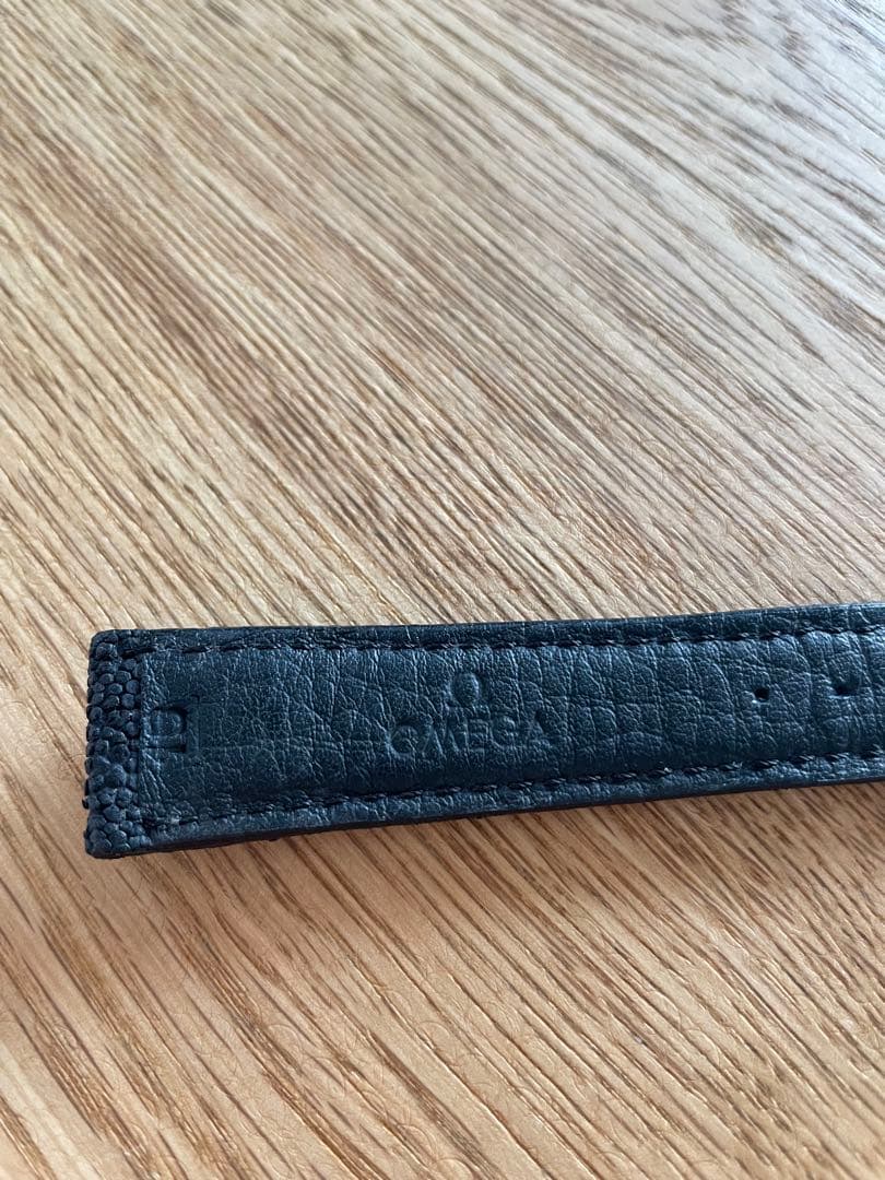 OMEGA 純正　ベルト　象革　ブラック