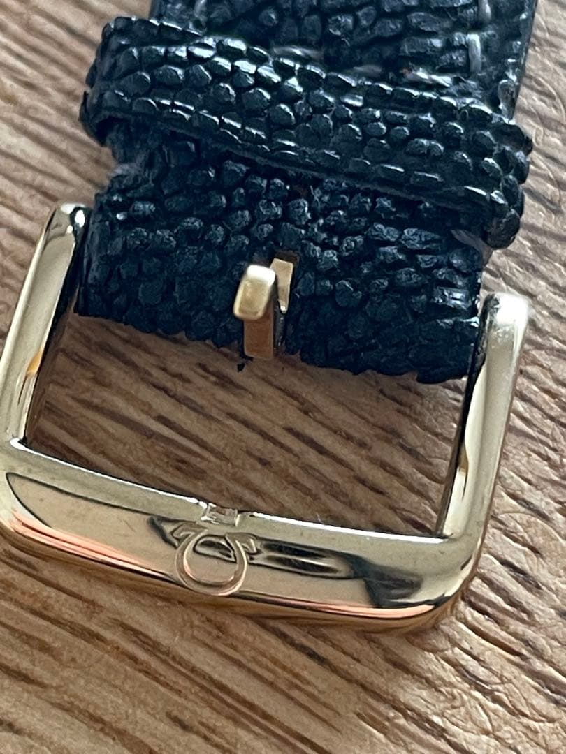 OMEGA 純正　ベルト　象革　ブラック