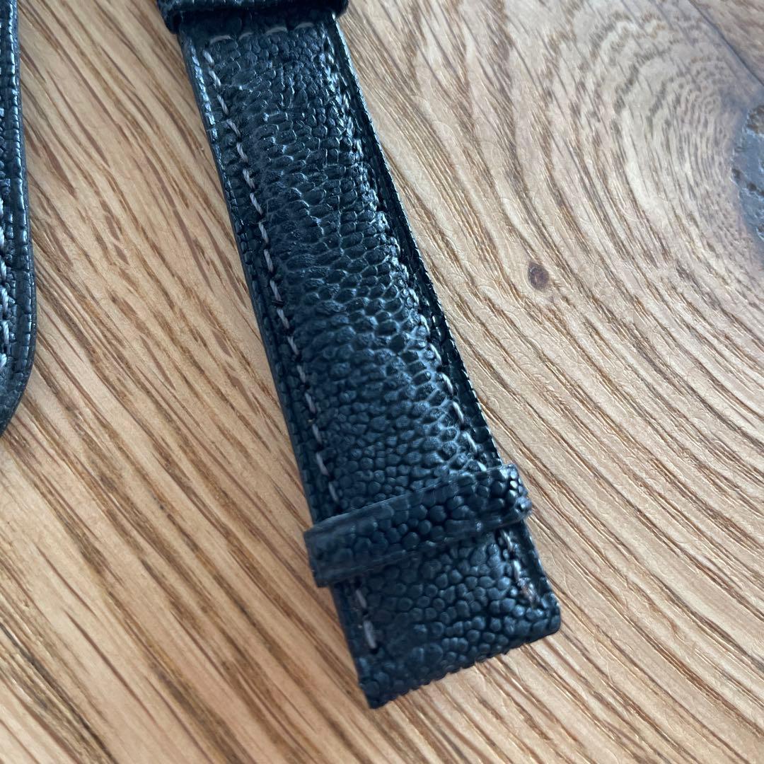 OMEGA 純正　ベルト　象革　ブラック