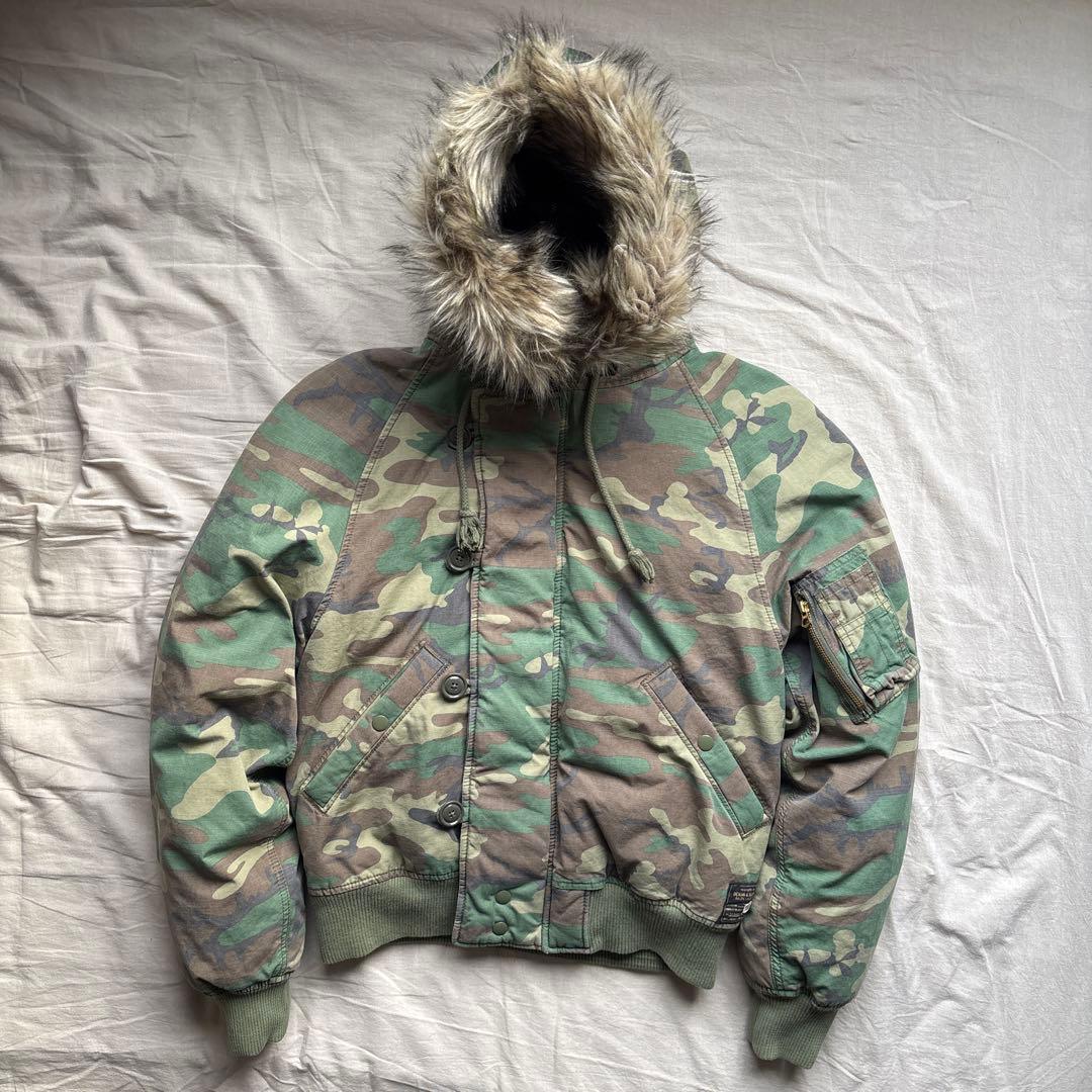 【日本未発売】DENIM & SUPPLY N-2B 迷彩 カモ