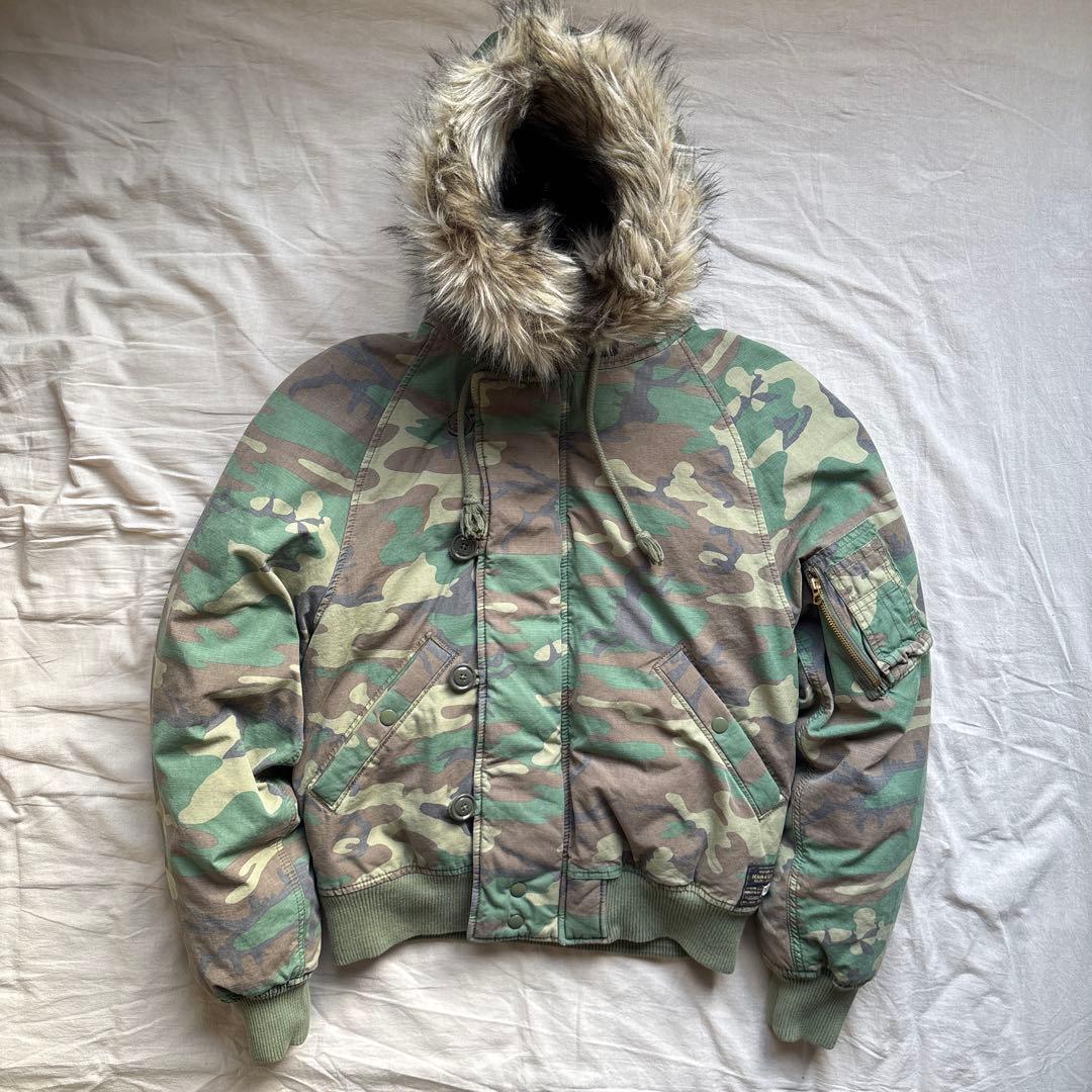 【日本未発売】DENIM & SUPPLY N-2B 迷彩 カモ