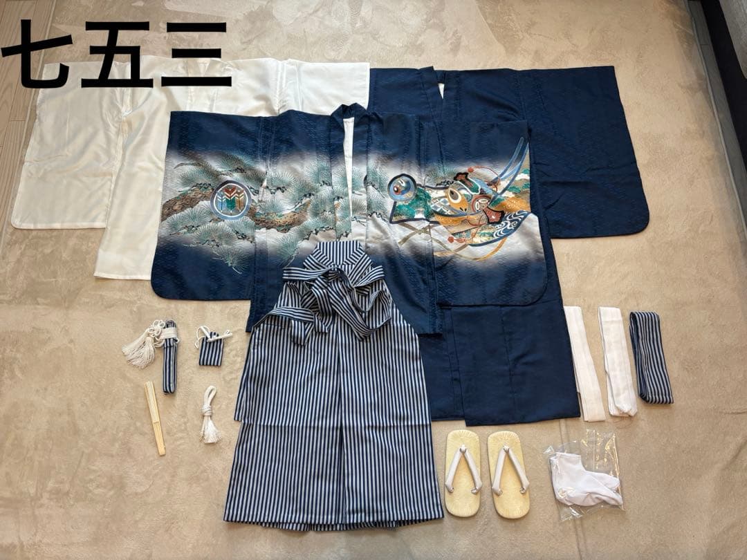 【美品】七五三　男の子　5歳　13点フルセット