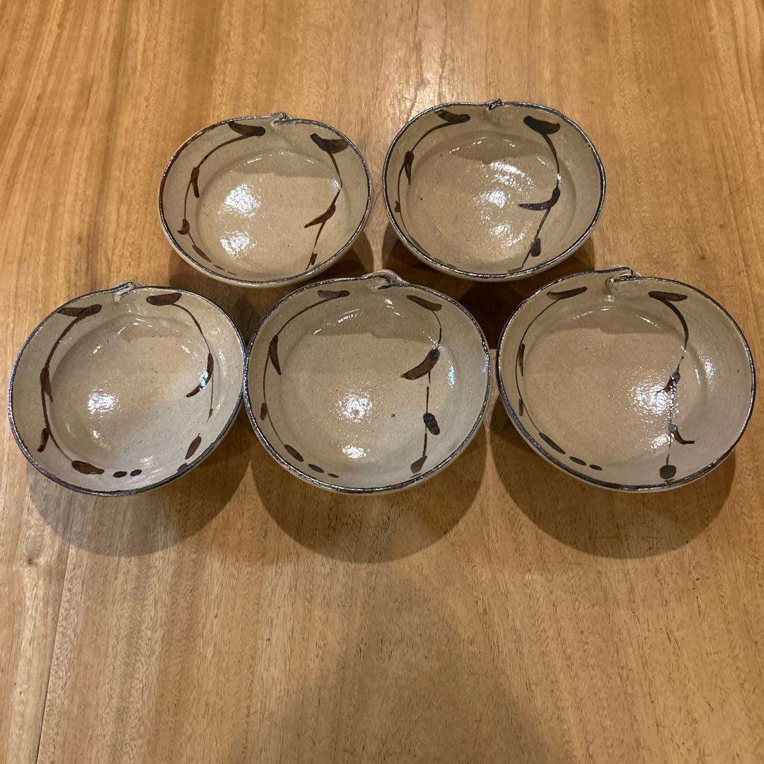 唐津焼　中里太郎衛門　絵唐津鉢　五個