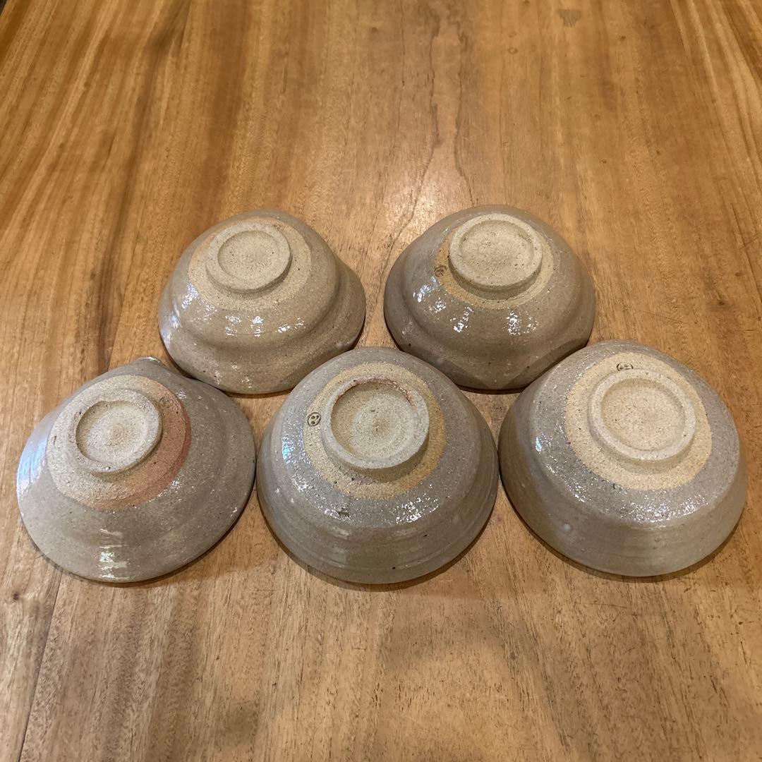 唐津焼　中里太郎衛門　絵唐津鉢　五個