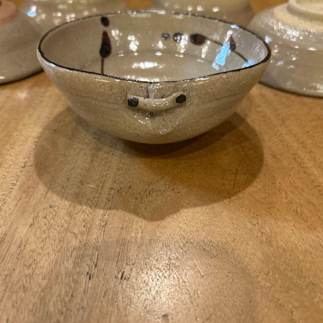 唐津焼　中里太郎衛門　絵唐津鉢　五個