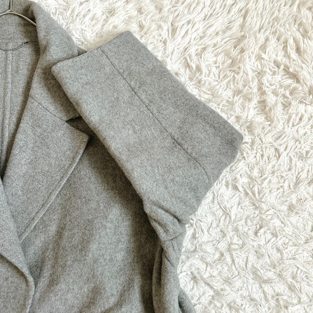 美品⁂23区⁂リバーロングコート　マンテコ　雑誌掲載　人気　大きいサイズ　5L