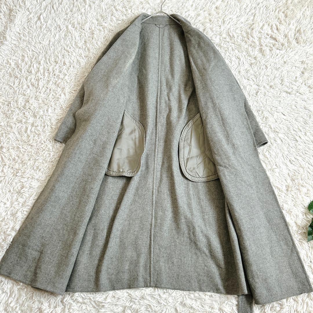 美品⁂23区⁂リバーロングコート　マンテコ　雑誌掲載　人気　大きいサイズ　5L