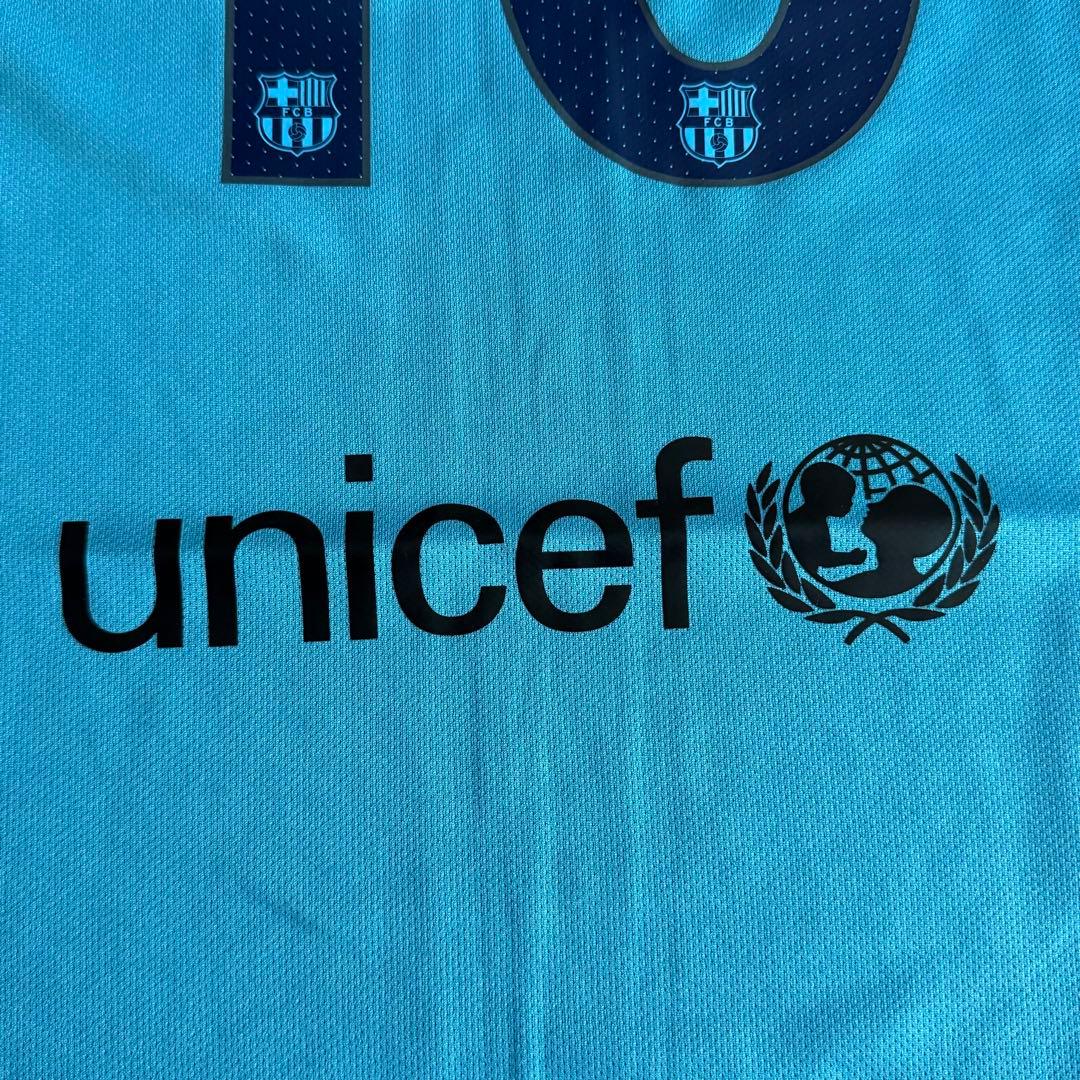 正規品 FCバルセロナ 15/16 ユニフォーム アウェイ レプリカ メッシ L