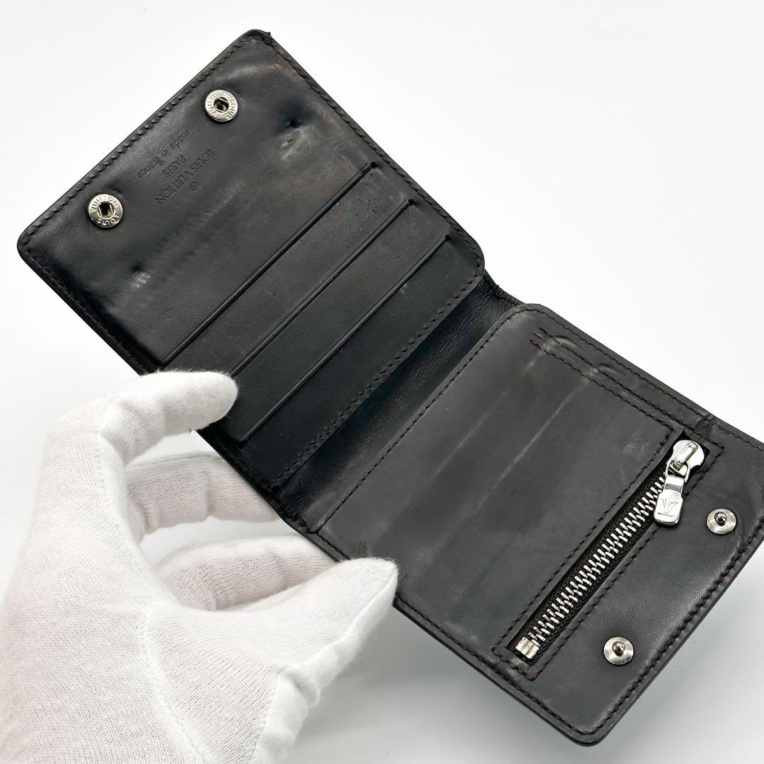 ルイヴィトン ポルトフォイユ ドゥーブル グラセ モノグラム 二つ折り スリム