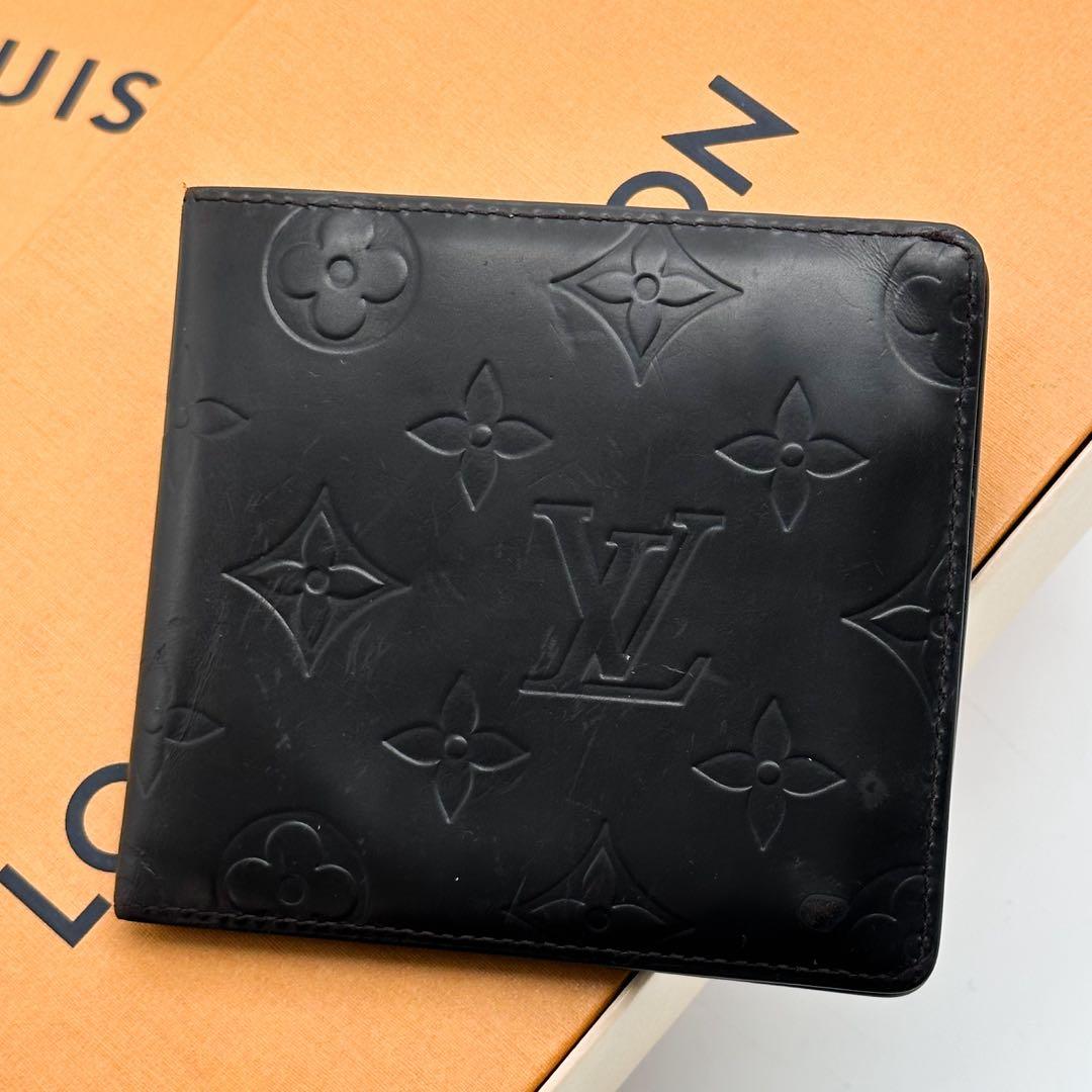 ルイヴィトン ポルトフォイユ ドゥーブル グラセ モノグラム 二つ折り スリム