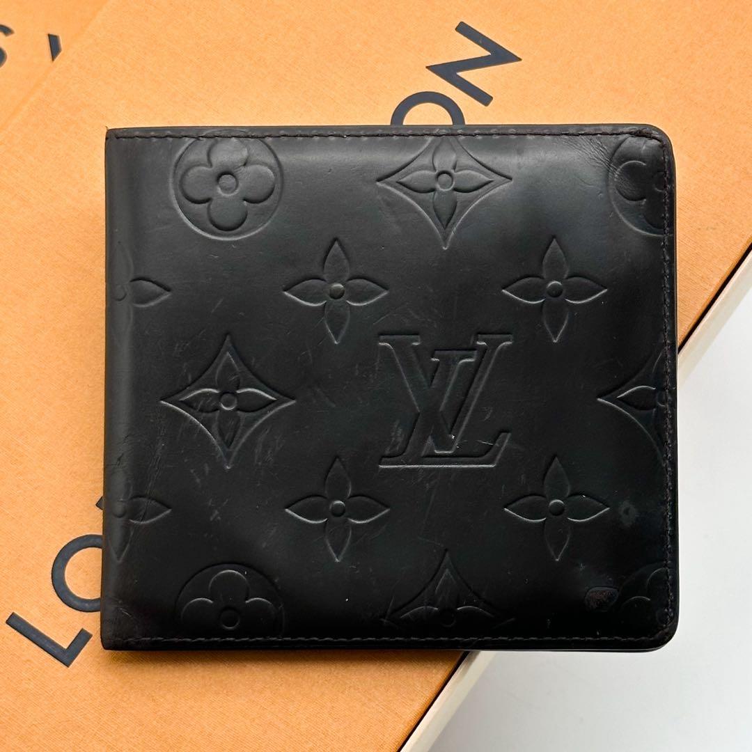 ルイヴィトン ポルトフォイユ ドゥーブル グラセ モノグラム 二つ折り スリム