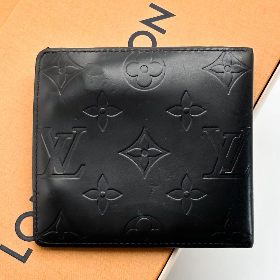 ルイヴィトン ポルトフォイユ ドゥーブル グラセ モノグラム 二つ折り スリム