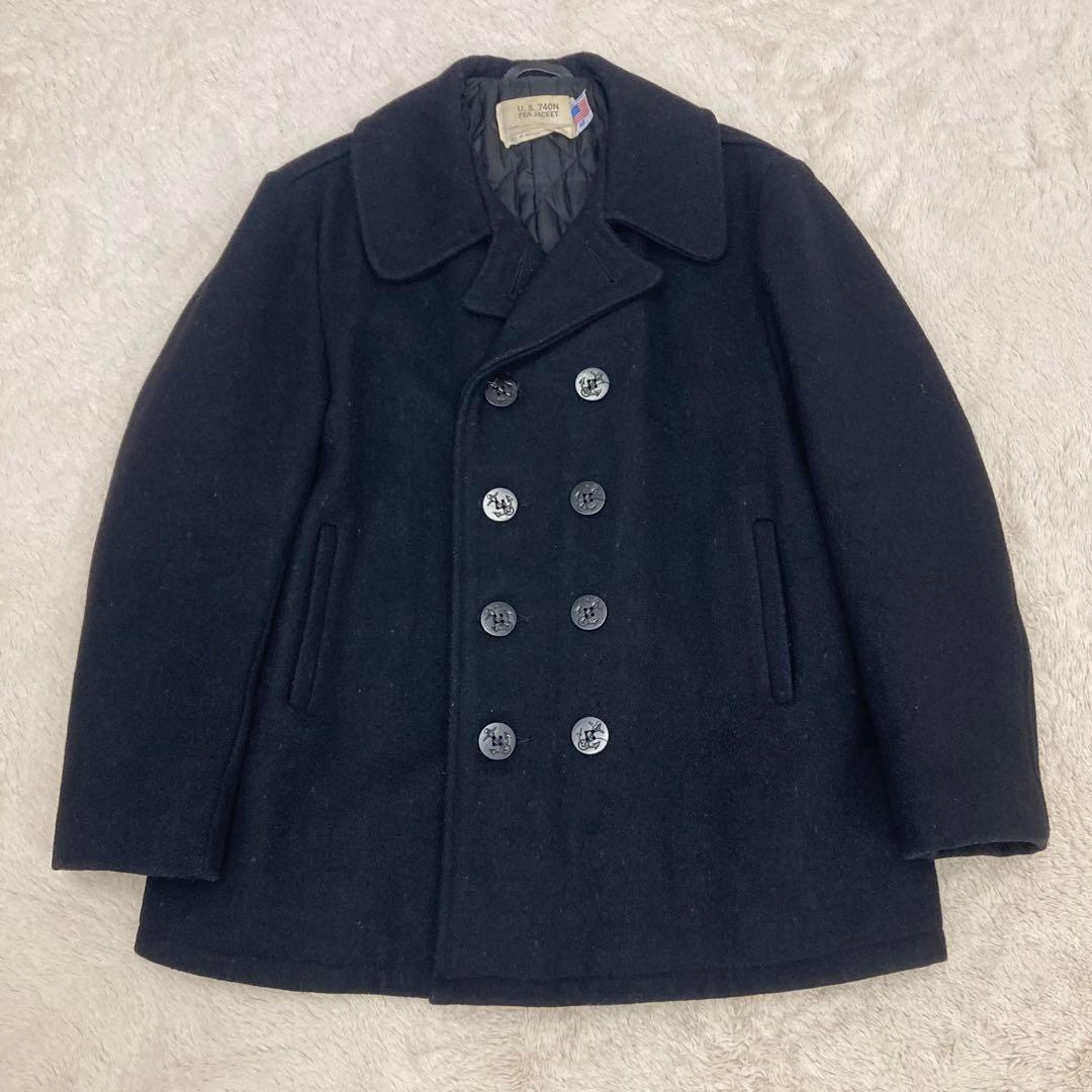 【ビックサイズ】 SCHOTT U.S. 740N USA製 ピーコート 48