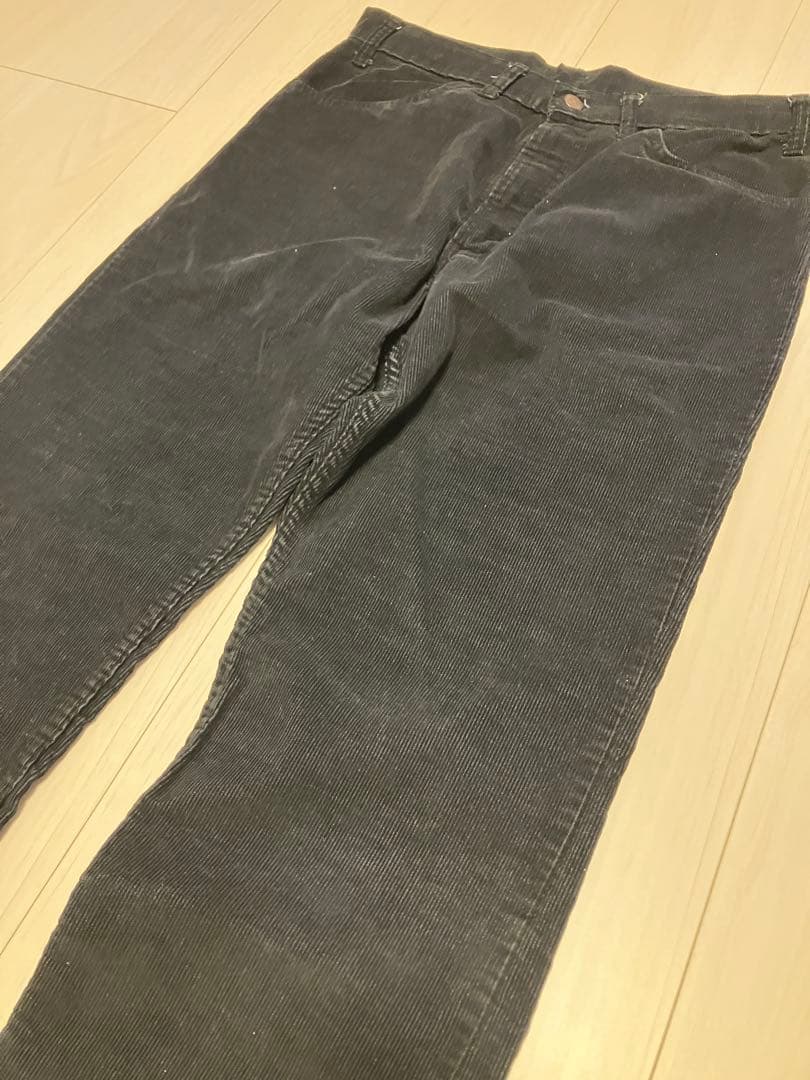70's〜80's Levi's 519 1558 真っ黒 ブラックコーズ
