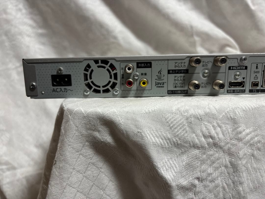 【完動品】パナソニック BWT-550Blu-rayレコーダー/外付けHDD対応