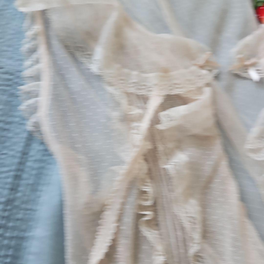 ★ピンクハウス★❤️ドットチュールベスト✨レースがたっぷり✨キナリ