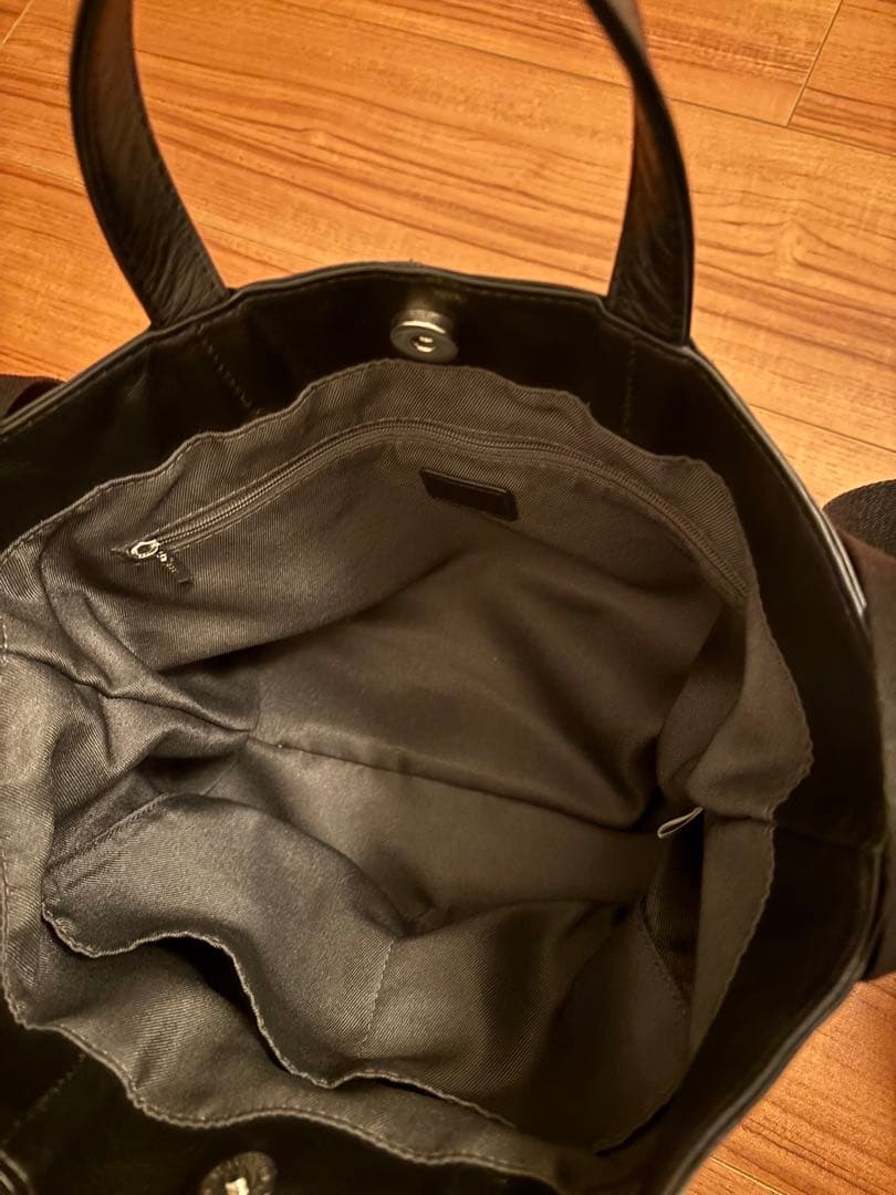 イア　パピヨネ　ワイドテープ　トートバッグ　M A5サイズ対応