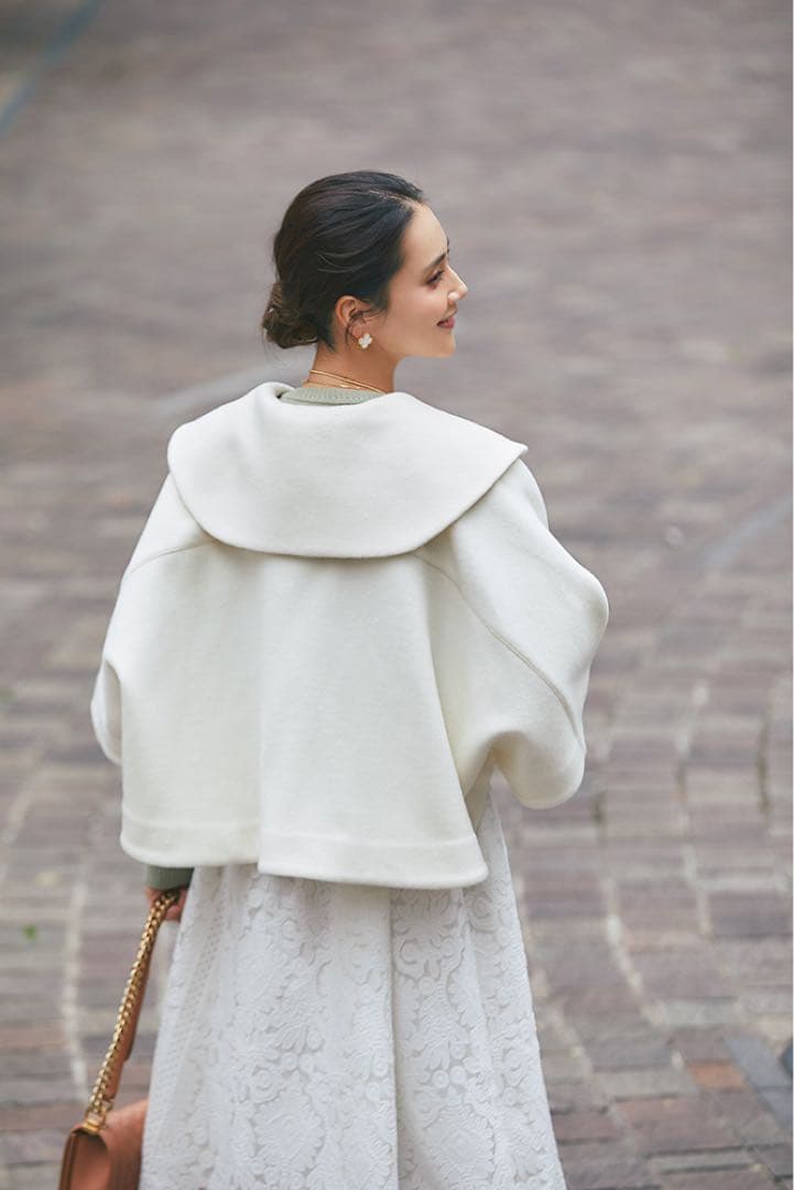 新品タグ付き【SEVEN TEN】】セブンテン ダブルブレストショートコート S