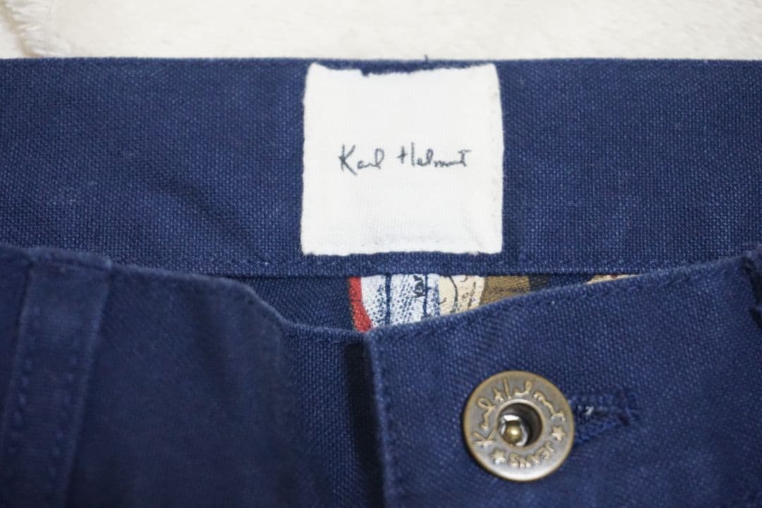 Karl Helmut カールヘルム パンツ ワッペン柄 ペインター ワーク M