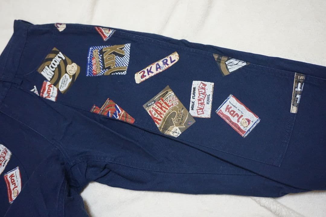 Karl Helmut カールヘルム パンツ ワッペン柄 ペインター ワーク M