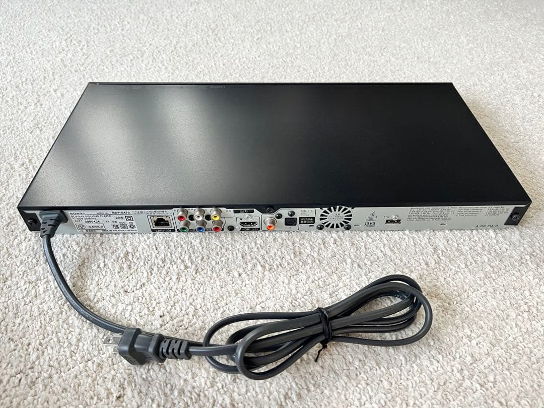 SONY BDP-S470Blu-ray3D対応BLUE RAY-3Dプレーヤー