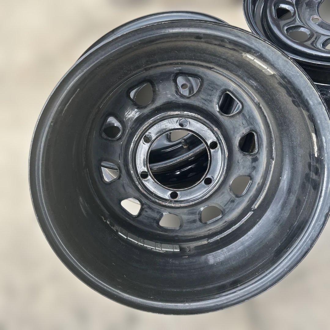 16インチ 黒 6穴デザインホイール 4個セット