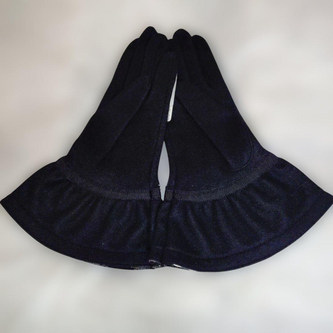 バーバリーブルーレーベル 手袋 グローブ カシミヤ混 未使用 タグ付き