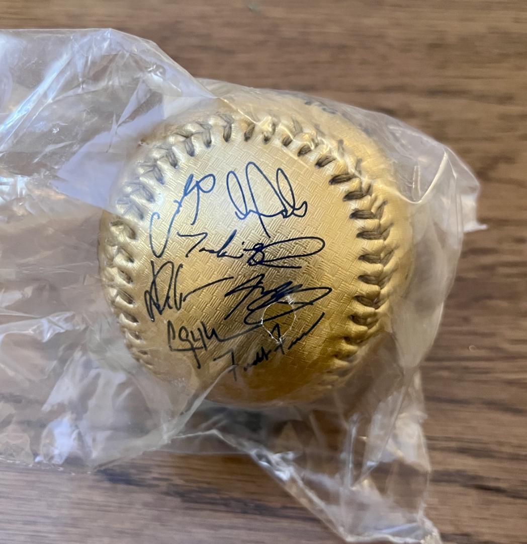 ドジャース 2025 ワールドシリーズ 優勝 サイン ボール ゴールド 大谷翔平