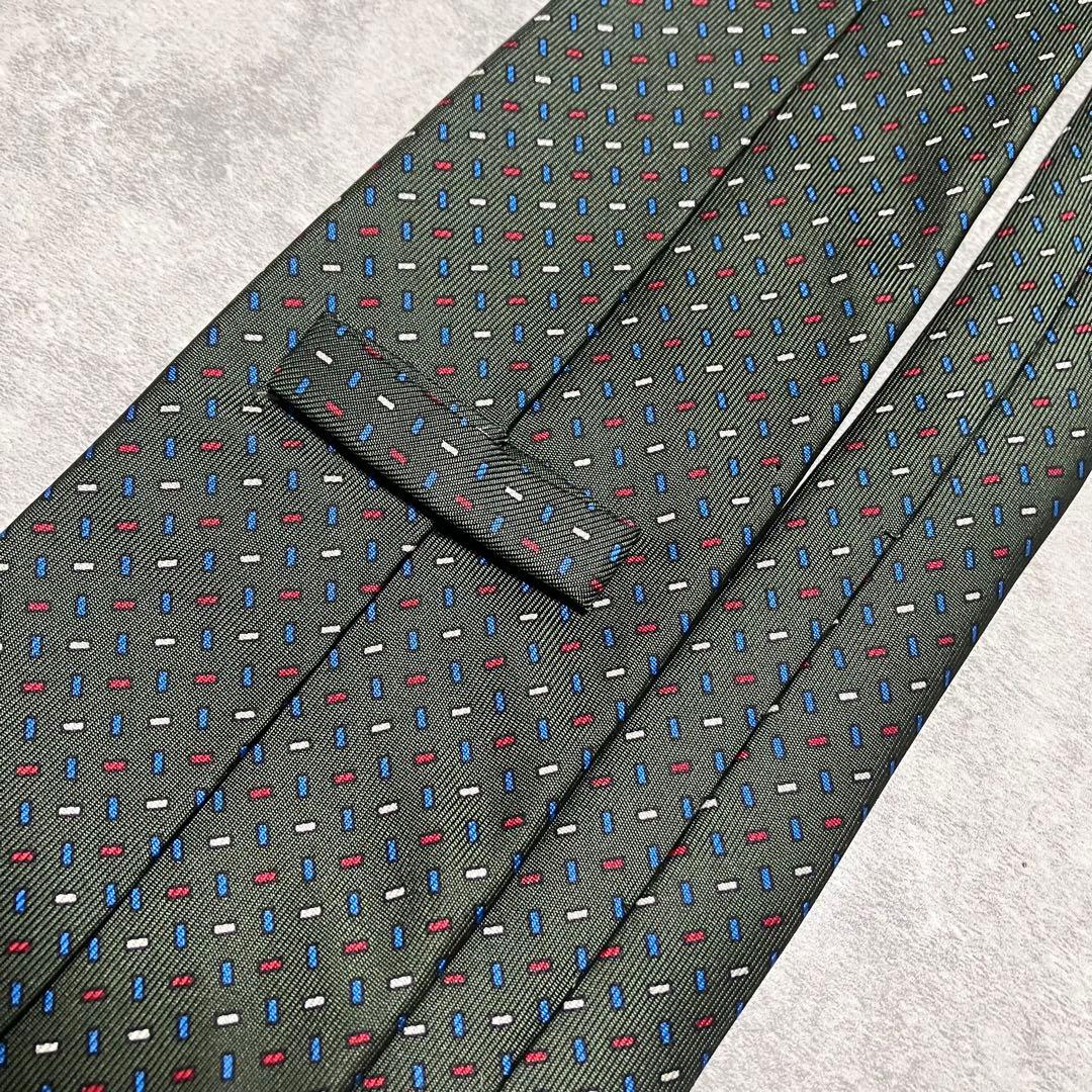 【極美品】　マリネッラ　ネクタイ　シルク　総柄　小紋柄　イタリア製　高級　ナポリ