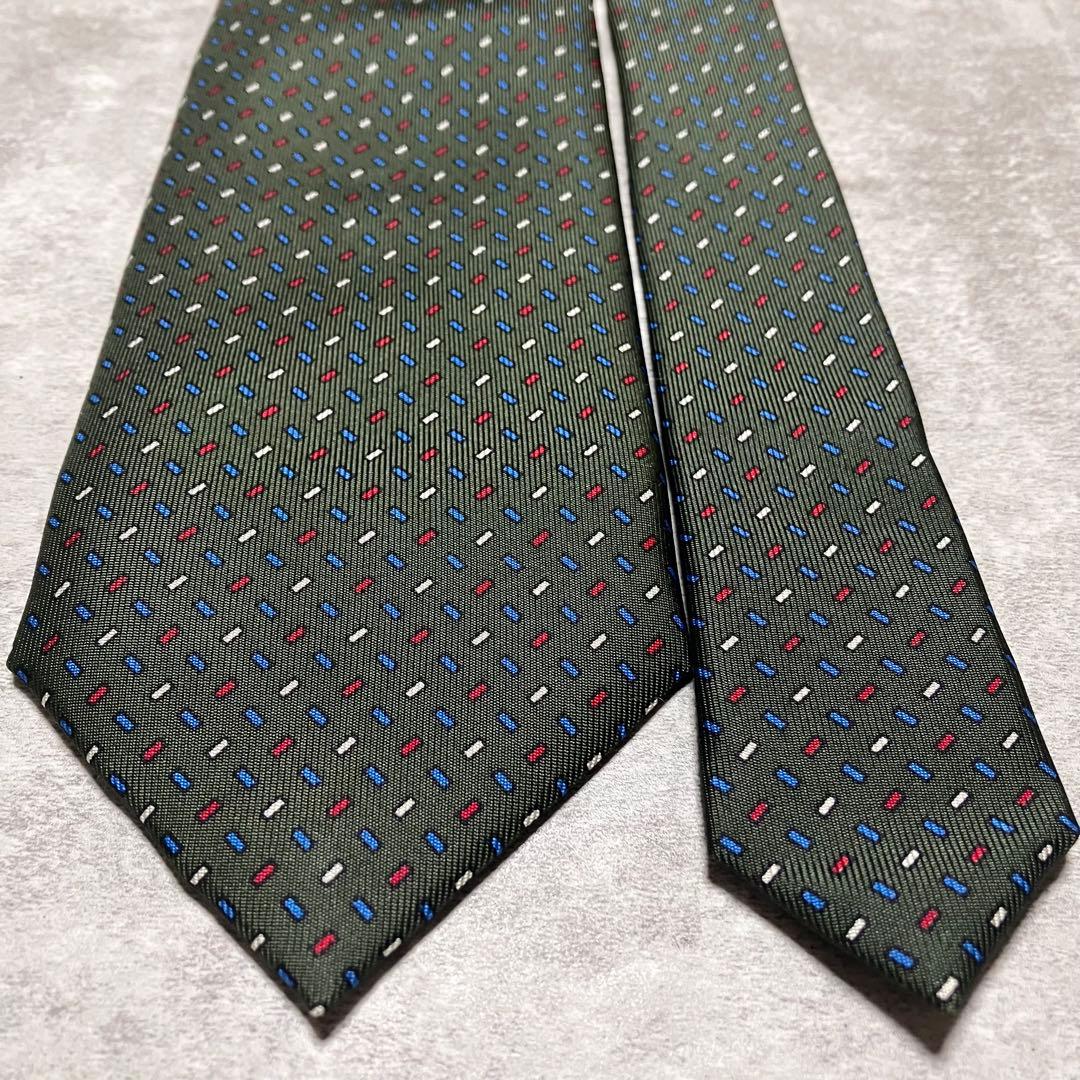 【極美品】　マリネッラ　ネクタイ　シルク　総柄　小紋柄　イタリア製　高級　ナポリ