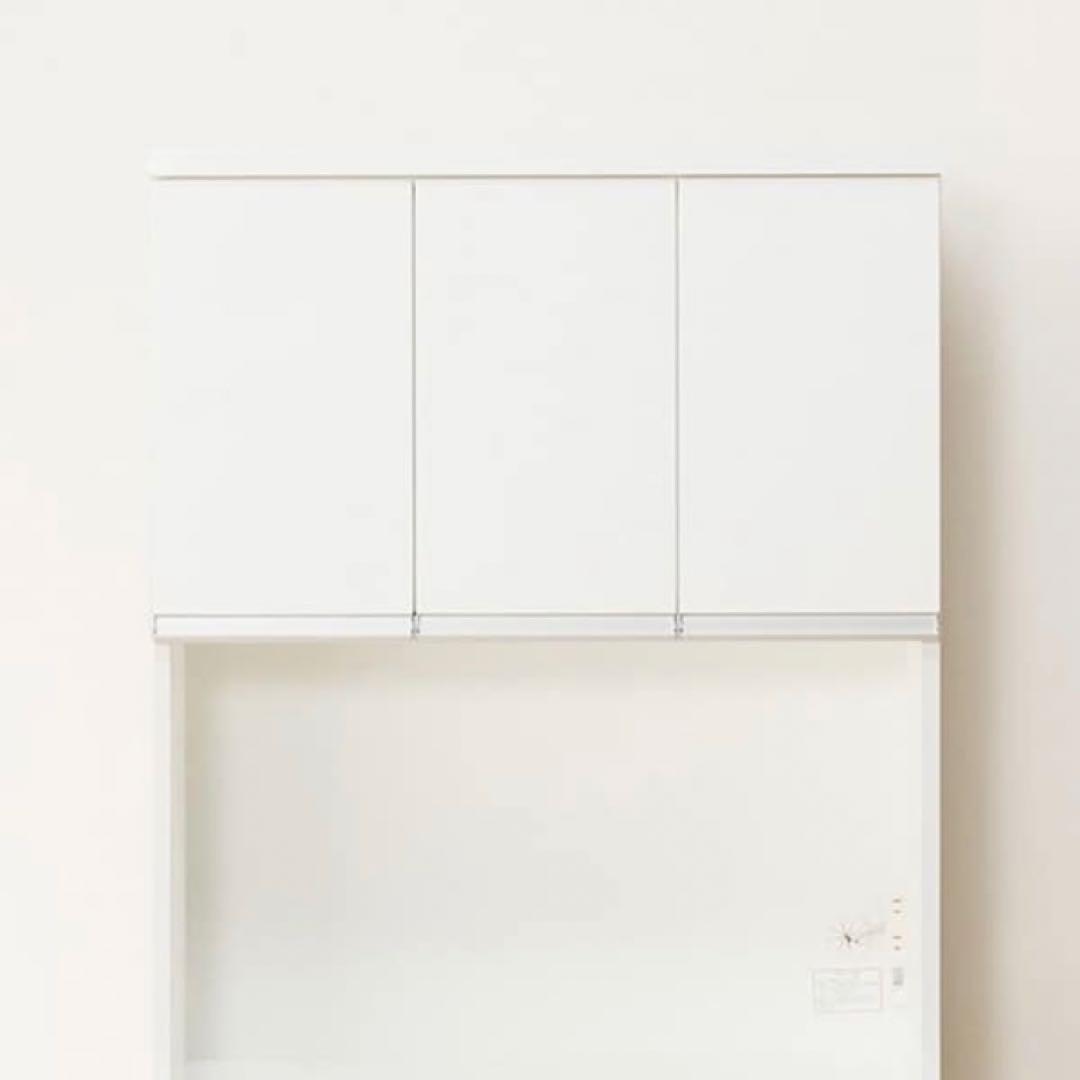 年末大幅値引！ ニトリ UV鏡面 食器棚 90 レジューム キッチンボード 高級