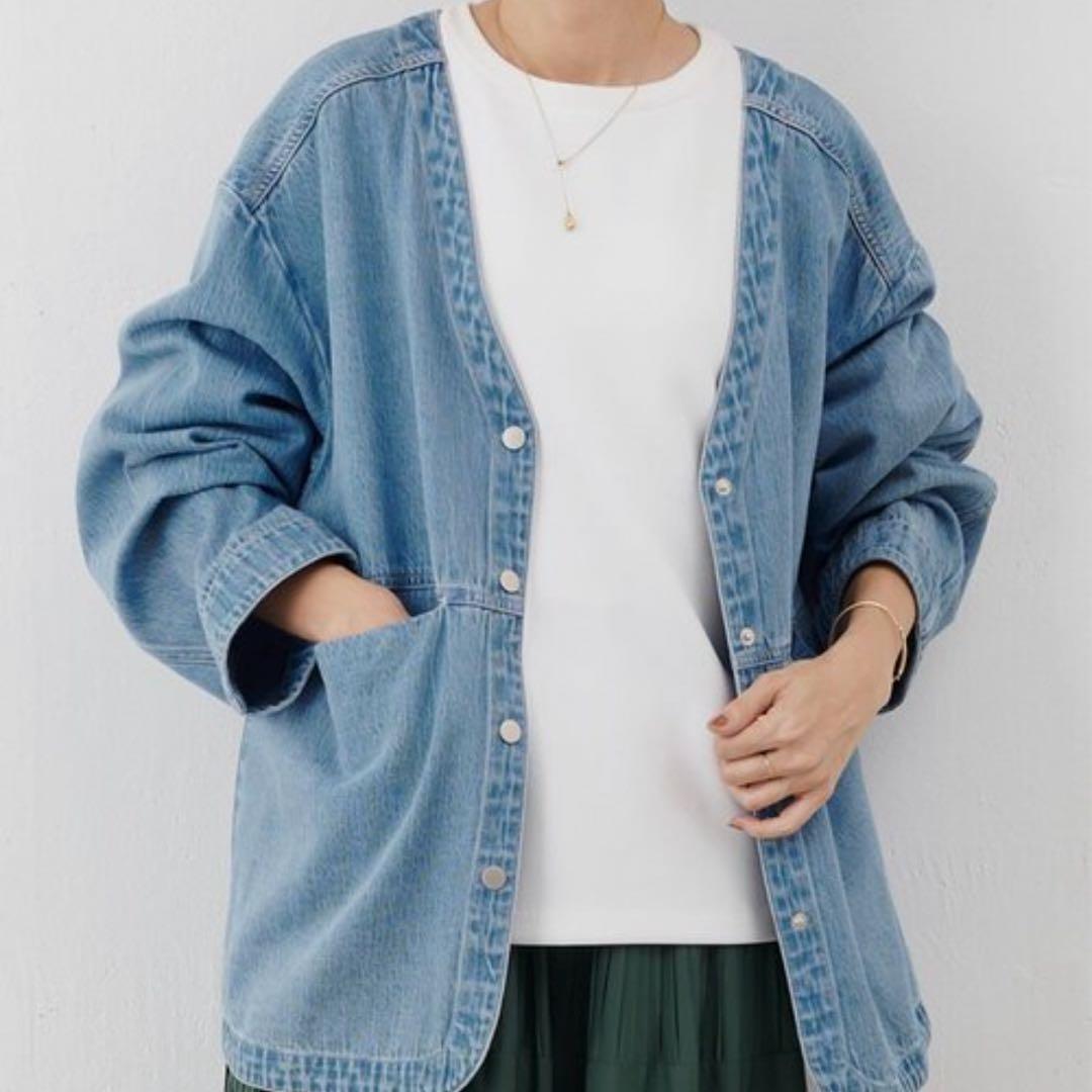 極美品＊BEARDSELY 【FLIPIER】　デニム　ハオリ　ジャケット