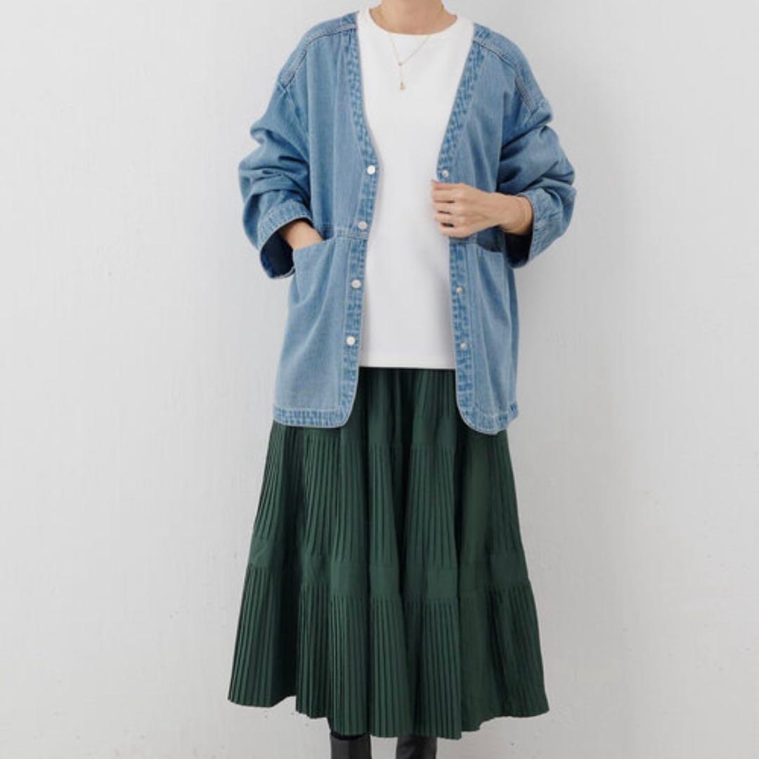 極美品＊BEARDSELY 【FLIPIER】　デニム　ハオリ　ジャケット