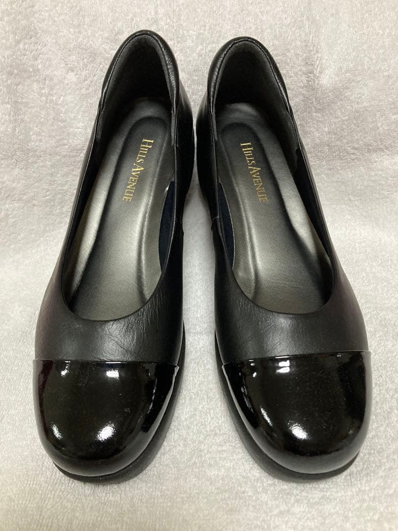 HILLS AVENUE ブラック フラットシューズ 24.0cm