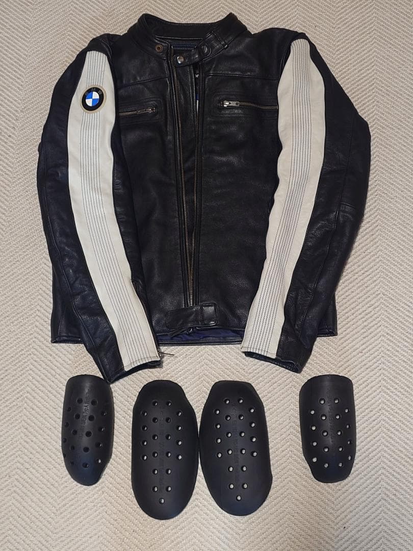  Motorrad レザージャケット ブラック＆ホワイト M