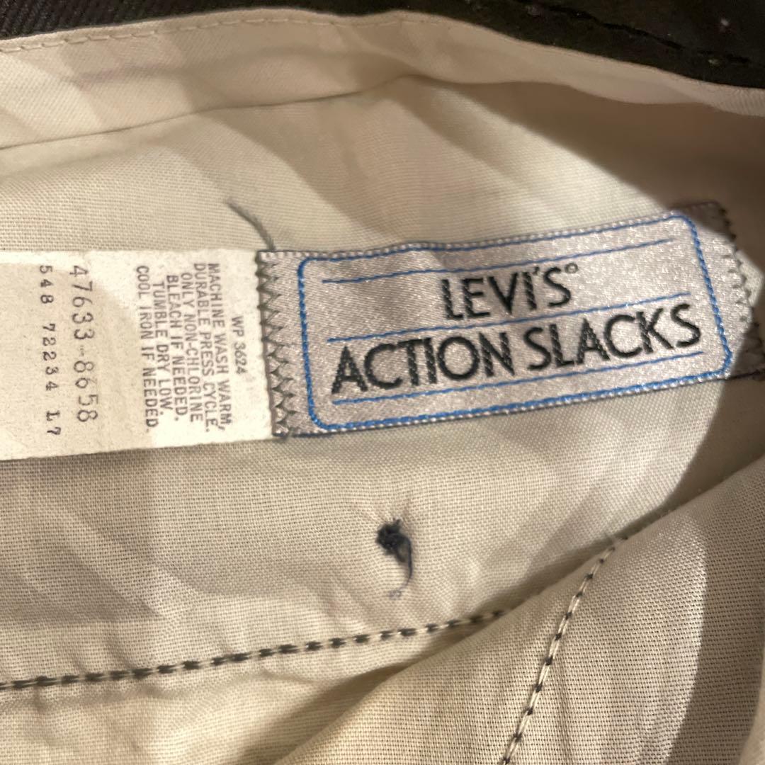 Levi's ACTION SLACKS アクションスラックス　黒　ブラック