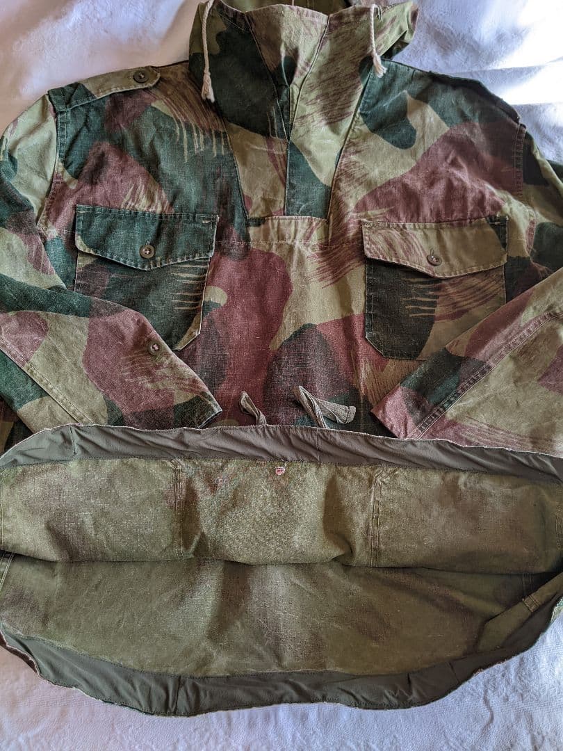 レア個体　belgian デニソンスモックフード付きプルオーバー