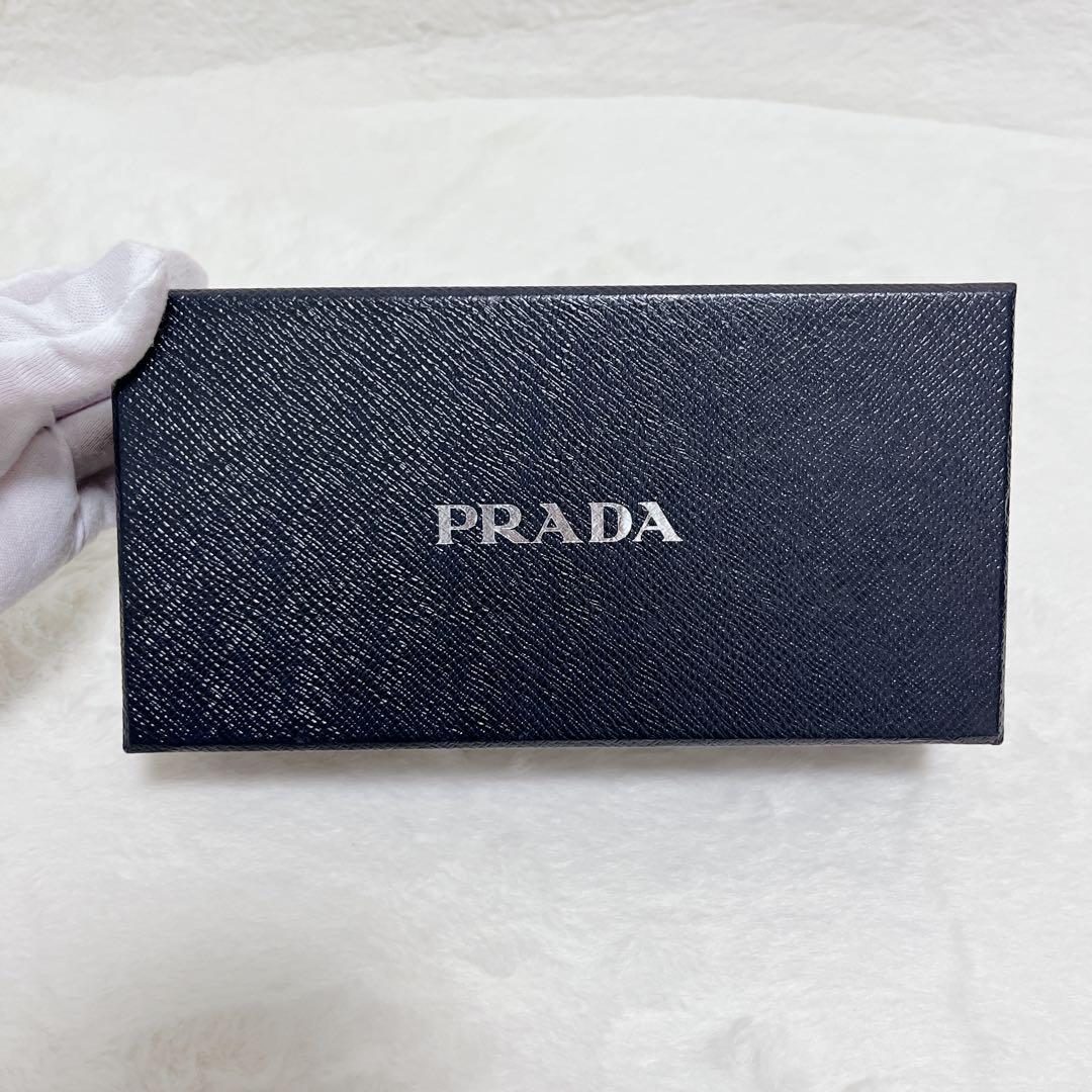 【箱付き✨美品】PRADA 長財布 フラップ サフィアーノ 長財布 ピンク