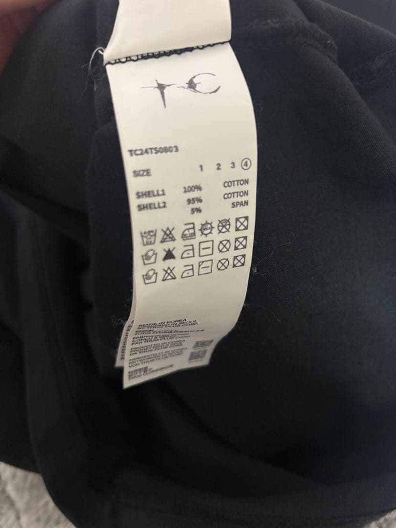 thug club ロンT ブラック 黒