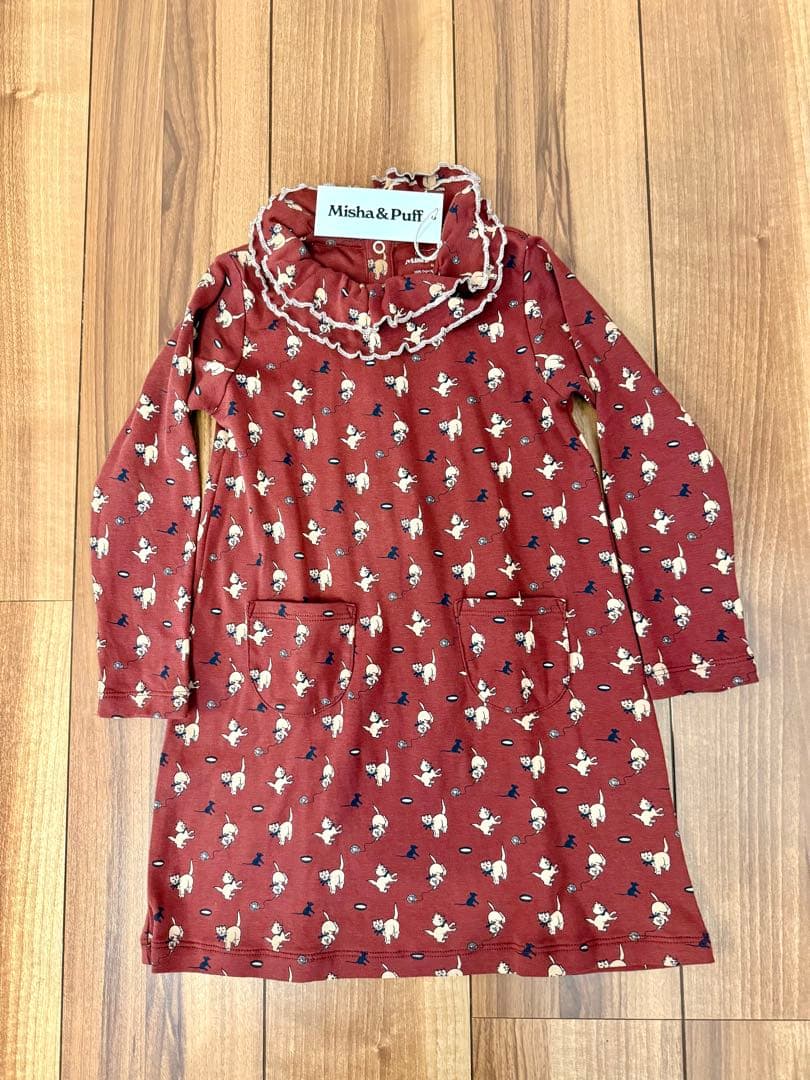 misha and puff ワンピース5y Madder Root Cat