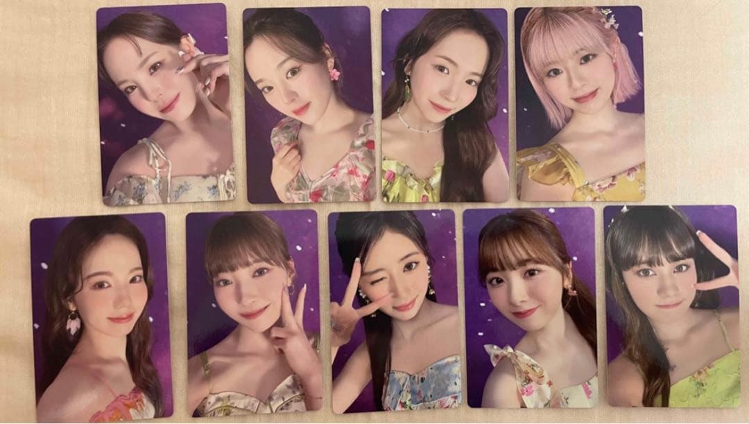 NiziU アプグレ　トレカ　9枚セット