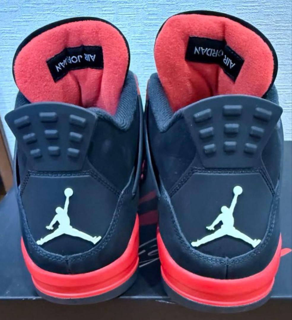 ナイキ エア ジョーダン 4 レトロ \"レッドサンダー/クリムゾン 27.5